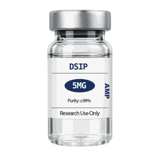 DSIP research peptide vial for laboratory studies