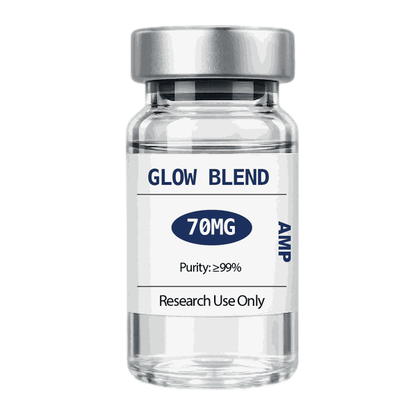 GLOW Blend research peptide vial