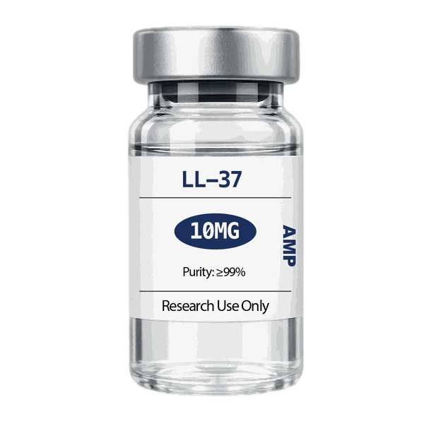 LL-37 research peptide vial