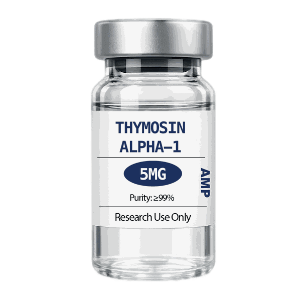 Thymosin Alpha-1 research peptide vial